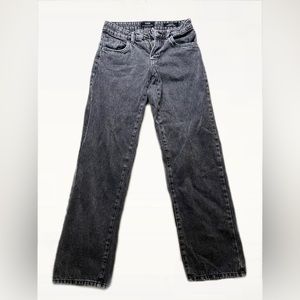 (photos mine) black and white cotton on straight jeans